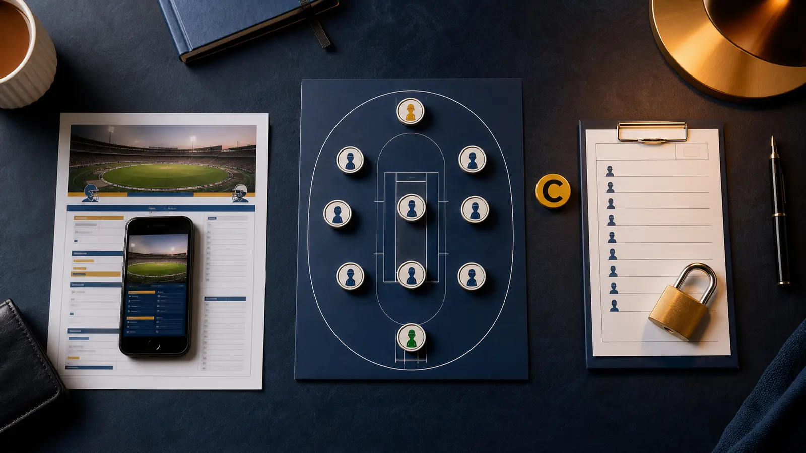 Three-stage fantasy cricket preparation workflow